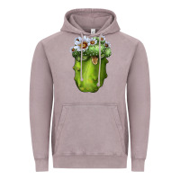 Vintage Zinc blossfeldia cacti Vintage Hoodie - LillyAllenDesigns