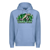 Colony Blue Game day soccer Premium Hoodie - HowdyJamesFarm