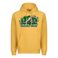 Mustard Game day soccer Premium Hoodie - HowdyJamesFarm