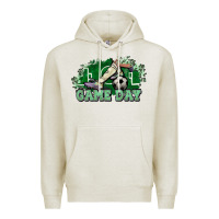 Oatmeal Heather Game day soccer Premium Hoodie - HowdyJamesFarm