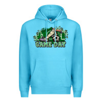 Ocean Blue Game day soccer Premium Hoodie - HowdyJamesFarm