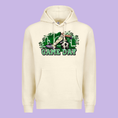 Game Day Soccer Premium Hoodie Designed By Howdyjamesfarm