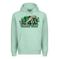 Seafoam Game day soccer Premium Hoodie - HowdyJamesFarm
