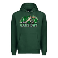 Sports Green Game day soccer Premium Hoodie - HowdyJamesFarm