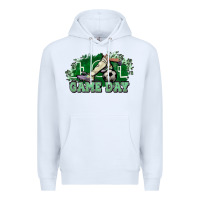White Game day soccer Premium Hoodie - HowdyJamesFarm