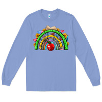 Colony Blue school rainbow Long Sleeve Tee - NancyCooperArtShop