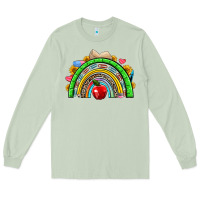 Matcha school rainbow Long Sleeve Tee - NancyCooperArtShop