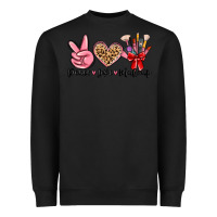 Peace Love Makeup Heavyweight Sweatshirt | Teevron