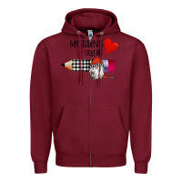 Burgundy my students stole my heart Zipper Hoodie - Bettercallsaul