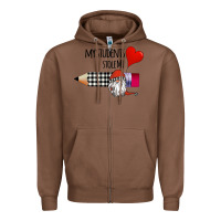 Chestnut my students stole my heart Zipper Hoodie - Bettercallsaul