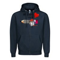 Navy my students stole my heart Zipper Hoodie - Bettercallsaul