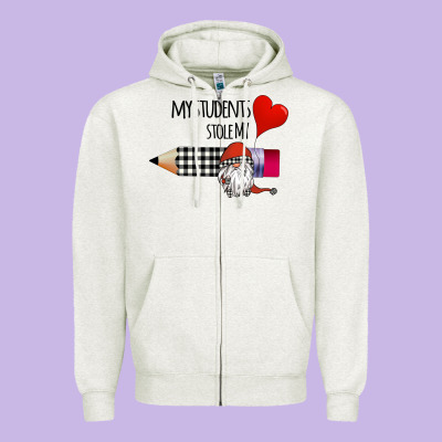 My Students Stole My Heart Zipper Hoodie Designed By Bettercallsaul