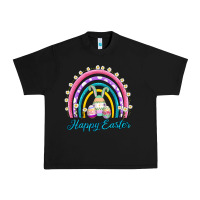 Black easter egg bunny rainbow Urban Heavy Tee - AdoDesignShop