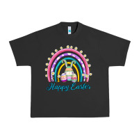 Pigment Black easter egg bunny rainbow Urban Heavy Tee - AdoDesignShop