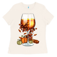 Bone Thanksgiving Fall Ladies Tee - FaDigitalArtStudio