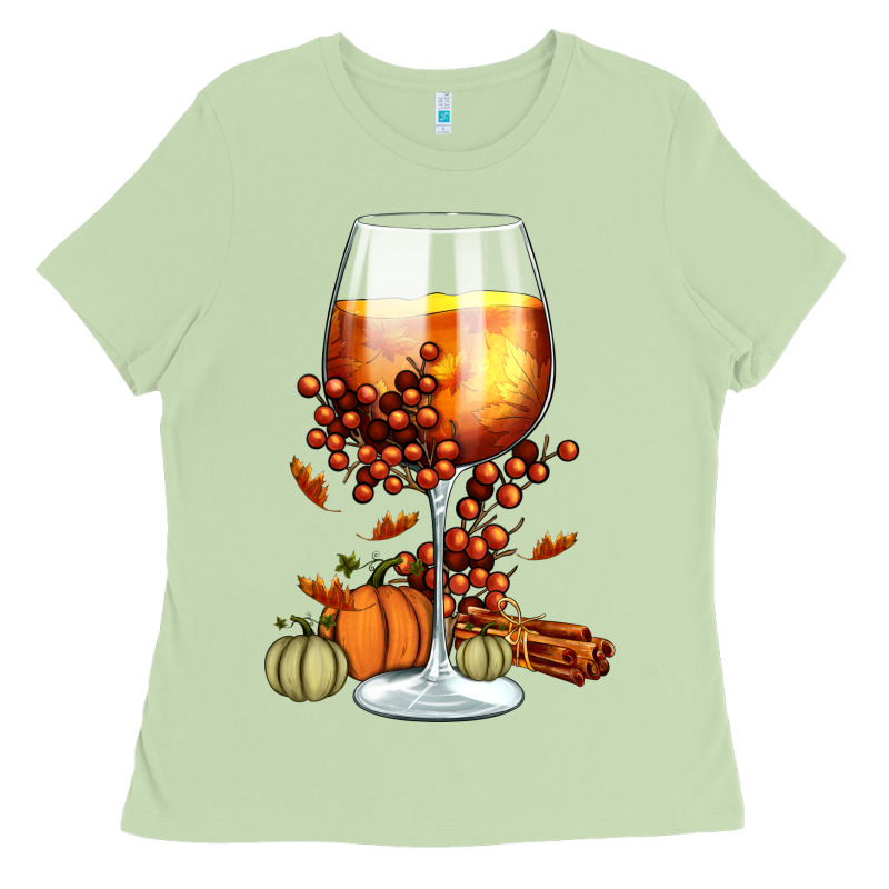 Thanksgiving Fall Ladies Tee by FaDigitalArtStudio | Teevron