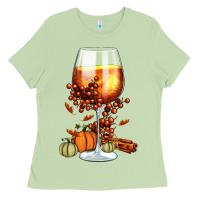 Matcha Thanksgiving Fall Ladies Tee - FaDigitalArtStudio