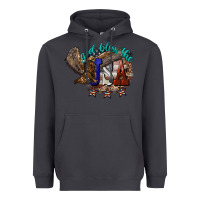 Smoke God bless the USA Eagle 4th of july Heavyweight Hoodie - HowdyJamesFarm