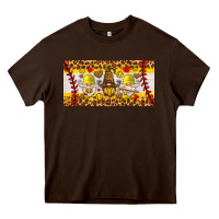 Chocolate Brown softball gnome license plate Heavy Core Tee - HRA Design Shop