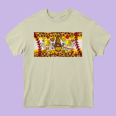 Softball Gnome License Plate Heavy Core Tee Designed By Hra Design Shop