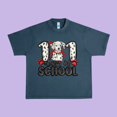 101 Days Of School Urban Heavy Tee Designed By Maliassmallbusiness