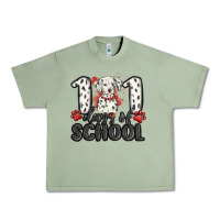 Oil Green 101 days of school Urban Heavy Tee - MaliasSmallBusiness