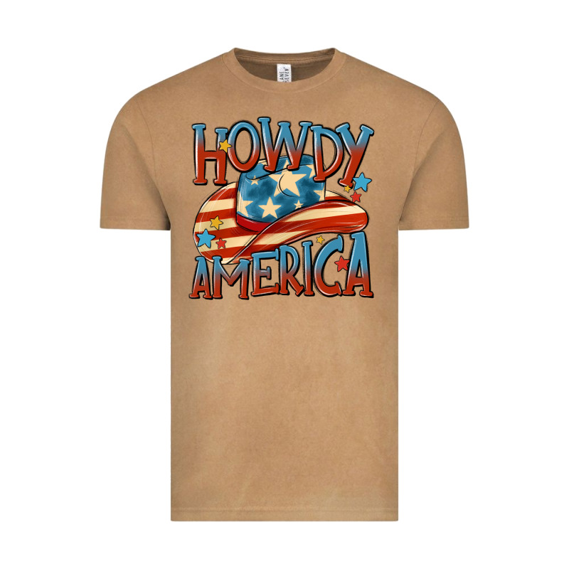 Howdy America Vintage Tee by MaliasSmallBusiness | Teevron