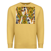 Antique Gold sunflowers with patterns Premium Sweatshirt - TumblerDesignByShophia