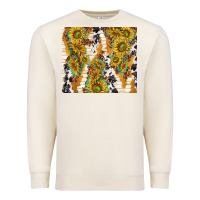 Sandshell sunflowers with patterns Premium Sweatshirt - TumblerDesignByShophia