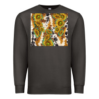 Smoke sunflowers with patterns Premium Sweatshirt - TumblerDesignByShophia