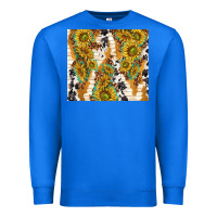 True Royal sunflowers with patterns Premium Sweatshirt - TumblerDesignByShophia