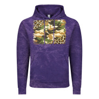 Cloud Purple leopard camo pattern background Vintage Hoodie - Jasminsmagicworld