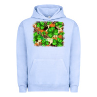 Pigment Grape Ice st.patricks plaid  green glitter cowhide  leopard Urban Hoodie - FaDigitalArtStudio