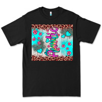 Black auntie leopard turquoise Premium Tee - JahusDesignShop
