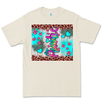Bone auntie leopard turquoise Premium Tee - JahusDesignShop