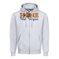Heather Grey Home West Wirginia Zipper Hoodie - Bettercallsaul