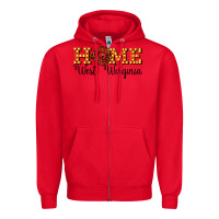 Red Home West Wirginia Zipper Hoodie - Bettercallsaul