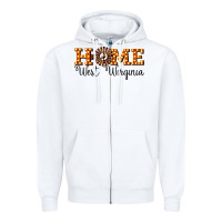 White Home West Wirginia Zipper Hoodie - Bettercallsaul
