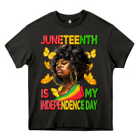 Asphalt juneteenth is my independence day Heavy Core Tee - HRA Design Shop
