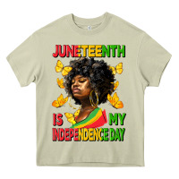 Juneteenth Is My Independence Day Heavy Core Tee | Teevron