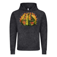 Vintage Black Gymnocalycium Variegated Cactus Vintage Hoodie - LillyAllenDesigns