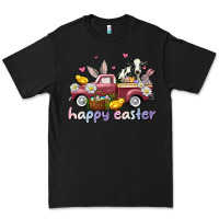 Black happy easter trucks Premium Tee - AdoDesignShop