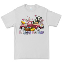 Dove Grey happy easter trucks Premium Tee - AdoDesignShop
