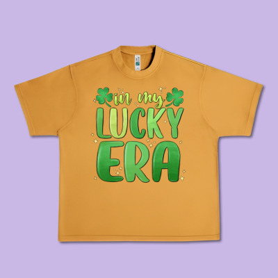 In My Lucky Era St. Patrick's Day Urban Heavy Tee Designed By Maliassmallbusiness