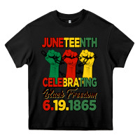 Black juneteenth celebrating black freedom Heavy Core Tee - HRA Design Shop