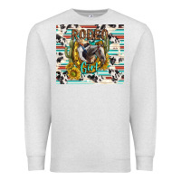 Oatmeal Heather rodeo girl Premium Sweatshirt - TumblerDesignByShophia