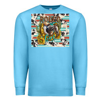 Ocean Blue rodeo girl Premium Sweatshirt - TumblerDesignByShophia