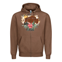 Chestnut Take No Bull Floral Rodeo Zipper Hoodie - Bettercallsaul