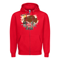 Red Take No Bull Floral Rodeo Zipper Hoodie - Bettercallsaul