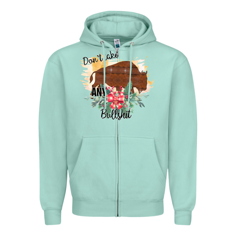 Take No Bull Floral Rodeo Zipper Hoodie by Bettercallsaul | Teevron